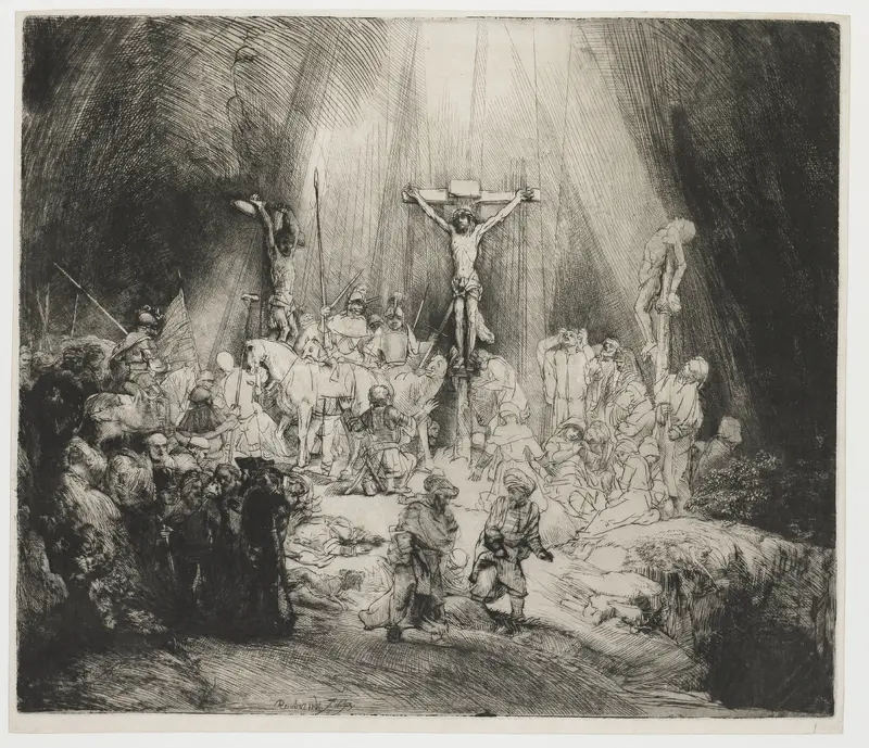 The Three Crosses Wall Art by Unknown - High-Resolution Digital Print