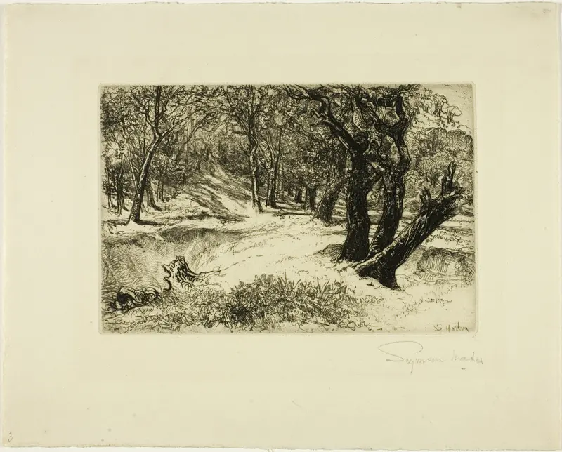 The Three Sisters Wall Art by Francis Seymour Haden - High-Resolution Digital Print
