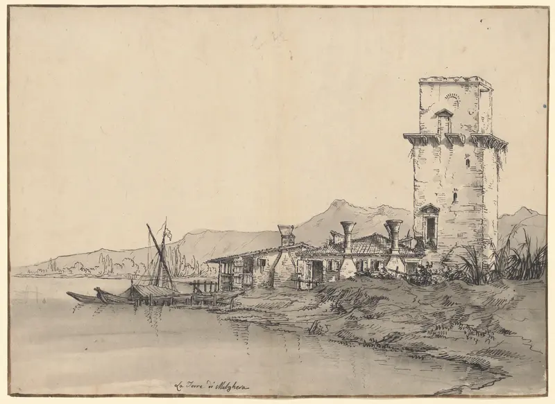 The Tower of Marghera Wall Art by Bernardo Bellotto - High-Resolution Digital Print