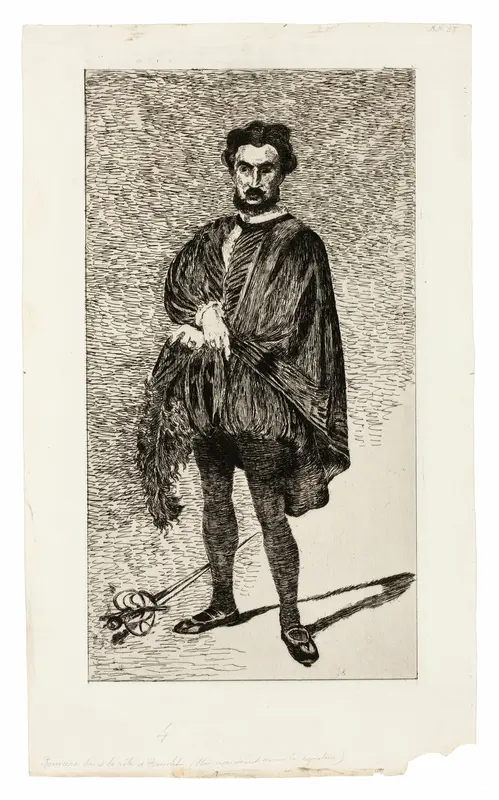 The Tragic Actor (Rouvière in the role of Hamlet)