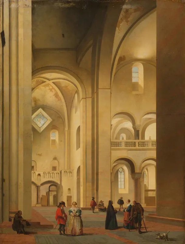 The Transept of the Mariakerk in Utrecht, Seen from the Northeast Wall Art by Unknown - High-Resolution Digital Print