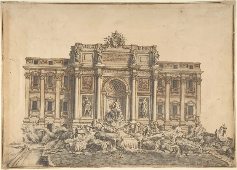 The Trevi Fountain, Rome Wall Art by Adami - High-Resolution Digital Print