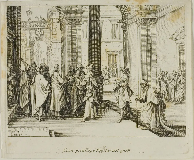 The Tribute to Caesar, from The New Testament