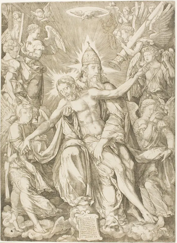 The Trinity Wall Art by Johann Ladenspelder - High-Resolution Digital Print