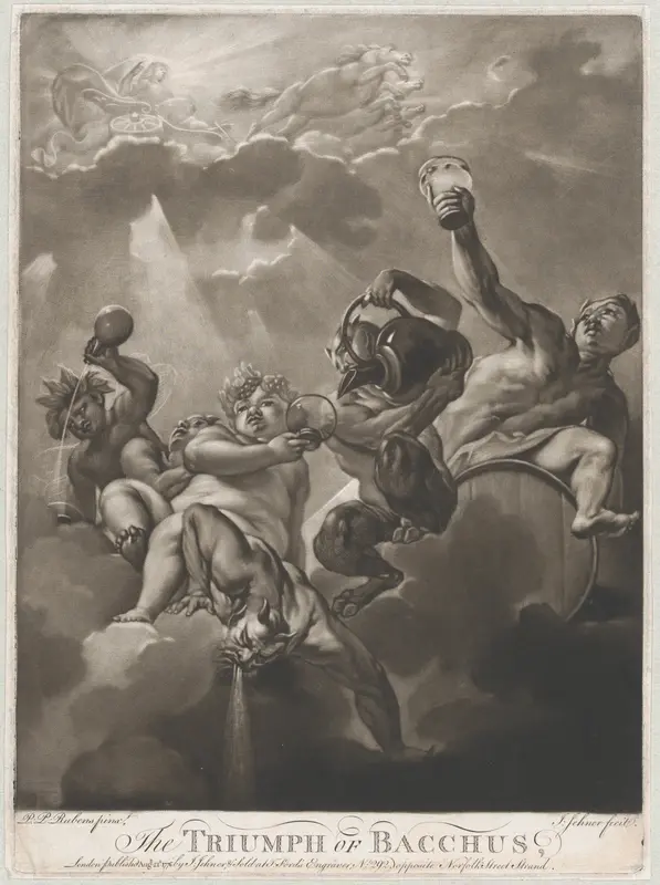 The Triumph of Bacchus Wall Art by Isaac Jehner - High-Resolution Digital Print