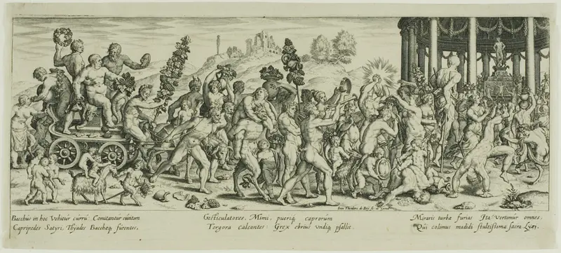 The Triumph of Bacchus Wall Art by Johann Theodor de Bry - High-Resolution Digital Print