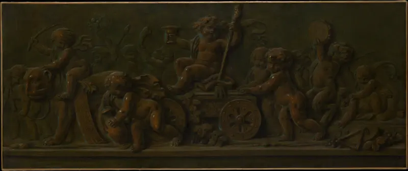 The Triumph of Bacchus Wall Art by Piat Joseph Sauvage - High-Resolution Digital Print