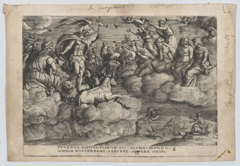 The Triumph of Eternity on Death, from "The Triumphs of Petrarch"
