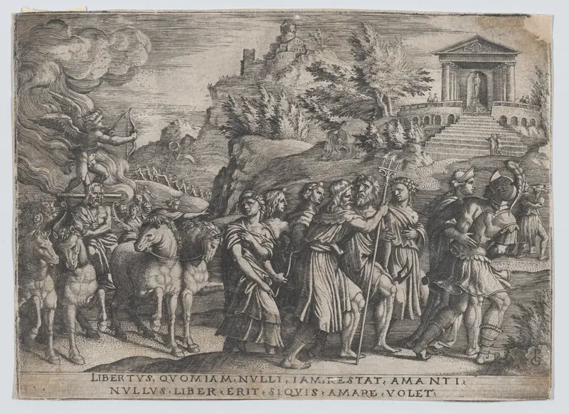 The Triumph of Love, from "The Triumphs of Petrarch"