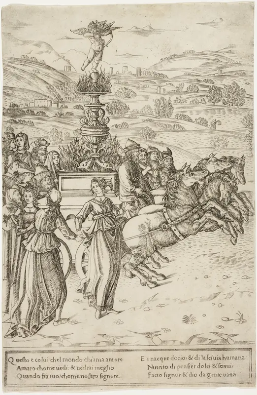The Triumph of Love Wall Art by Francesco Rosselli - High-Resolution Digital Print