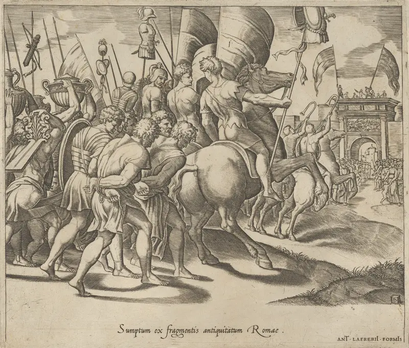 The Triumph of Scipio, from "Speculum Romanae Magnificentiae" Wall Art by Master of the Die - High-Resolution Digital Print