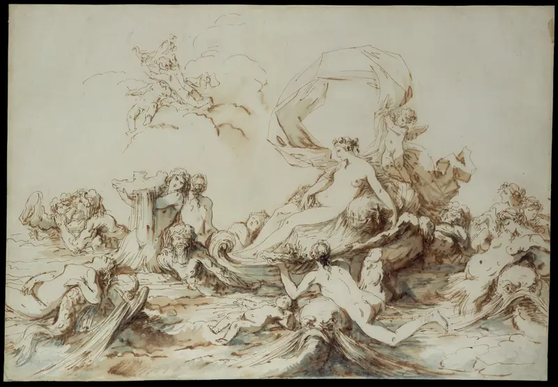 The Triumph of Venus Wall Art by André Lebrun - High-Resolution Digital Print