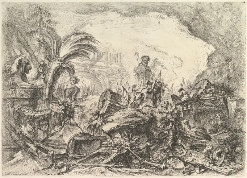 The Triumphal Arch, from "Grotteschi" (Grotesques)