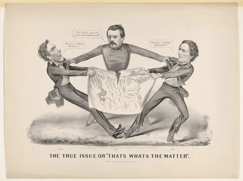 The True Issue or "Thats Whats the Matter" Wall Art by Currier & Ives - High-Resolution Digital Print