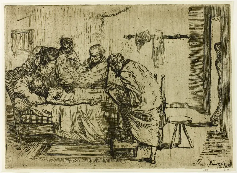 The Truth in the Case of Mr. Waldemar Wall Art by Alphonse Legros - High-Resolution Digital Print