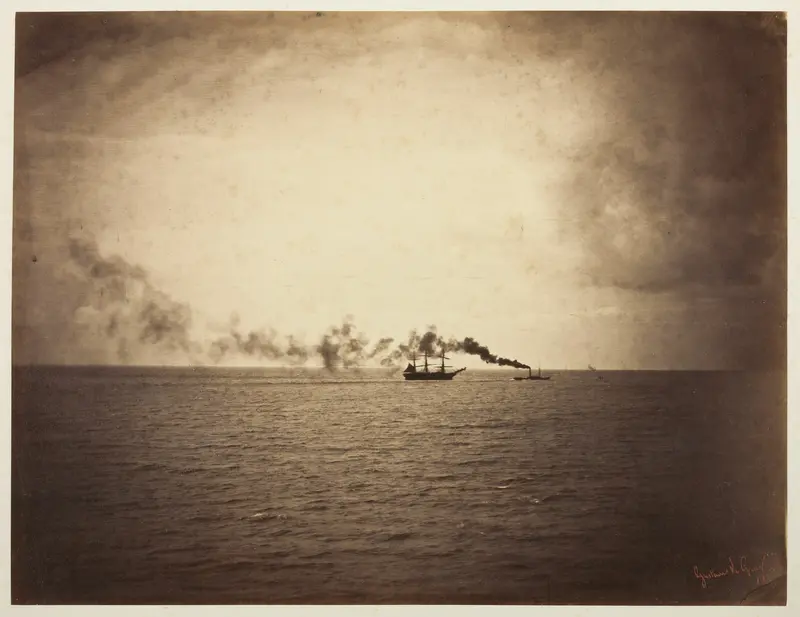 The Tugboat Wall Art by Gustave Le Gray - High-Resolution Digital Print