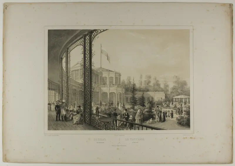 The Vauxhall in Pavlovsky Wall Art by C. Schultz - High-Resolution Digital Print
