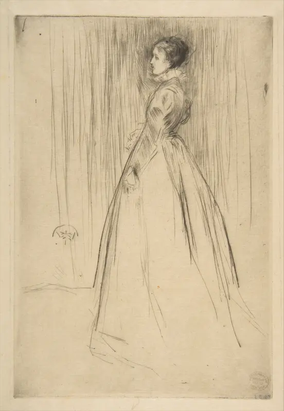 The Velvet Dress (Mrs. Leyland)