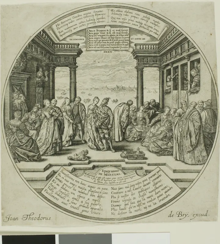 The Venetian Wedding Wall Art by Johann Theodor de Bry - High-Resolution Digital Print
