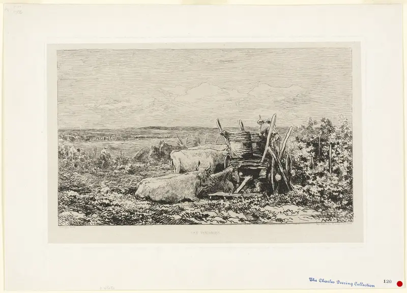 The Vintage (Souvenir of the Morvan) Wall Art by Charles François Daubigny - High-Resolution Digital Print