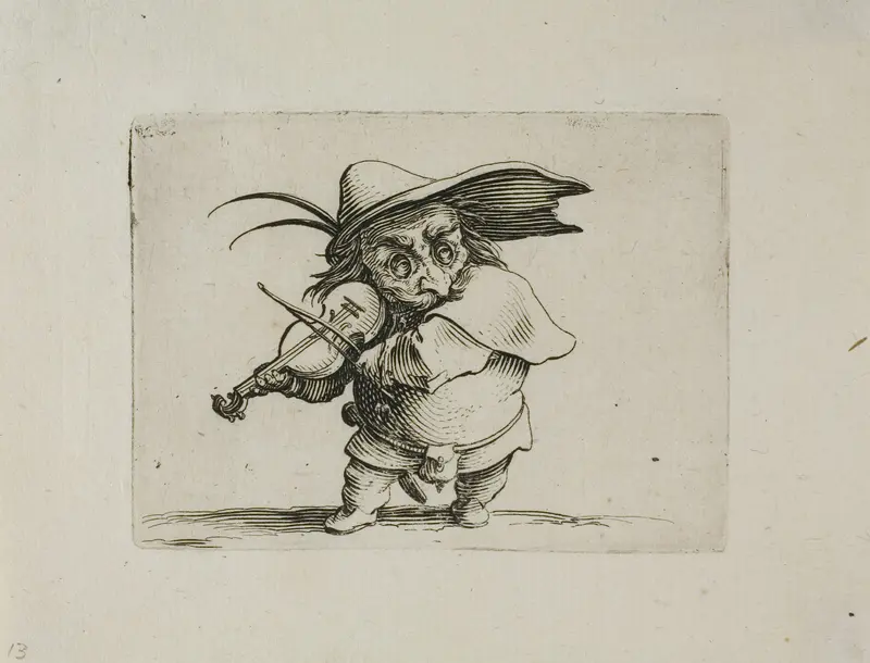 The Violin Player, from Varie Figure Gobbi