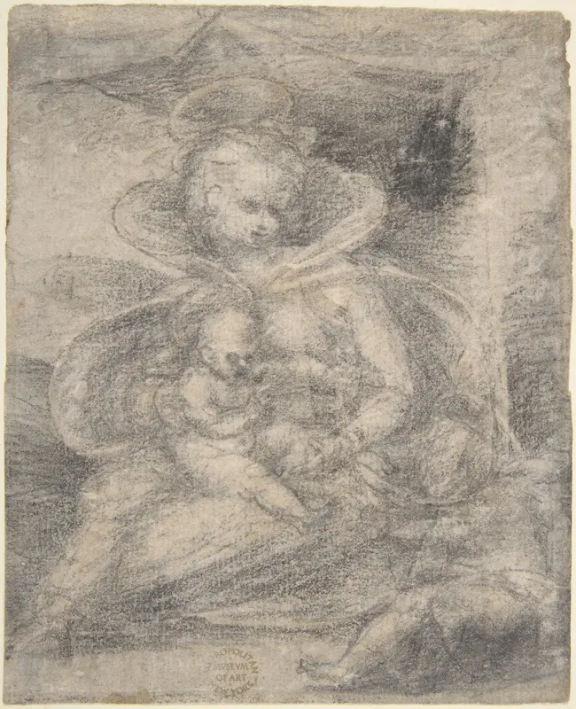 The Virgin and Child Wall Art by Fra Bartolomeo (Bartolomeo di Paolo del Fattorino) - High-Resolution Digital Print
