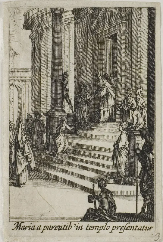 The Virgin Mary Presented at the Temple, from The Life of the Virgin