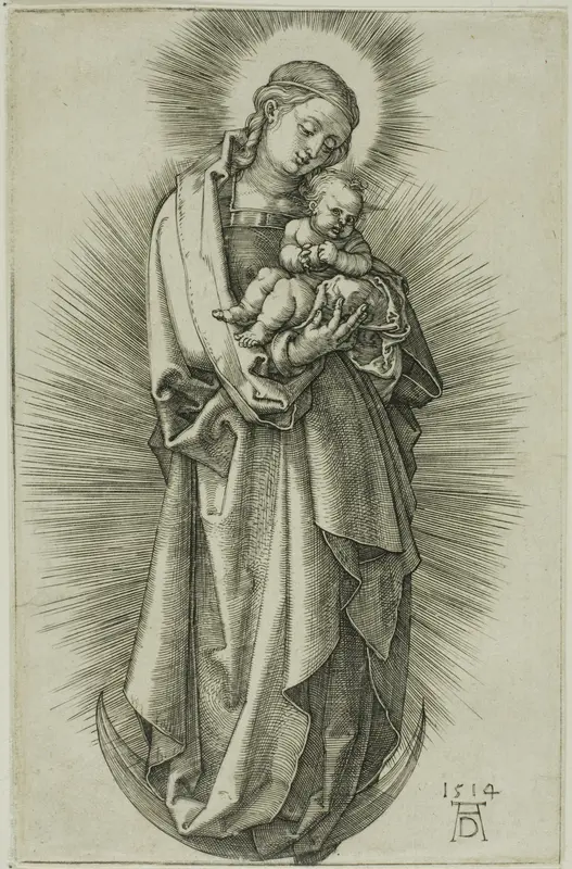 The Virgin on the Crescent with a Diadem