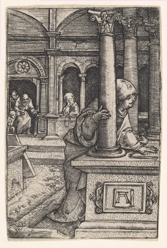 The Virgin Searching For Her Son in the Temple Wall Art by Albrecht Altdorfer - High-Resolution Digital Print