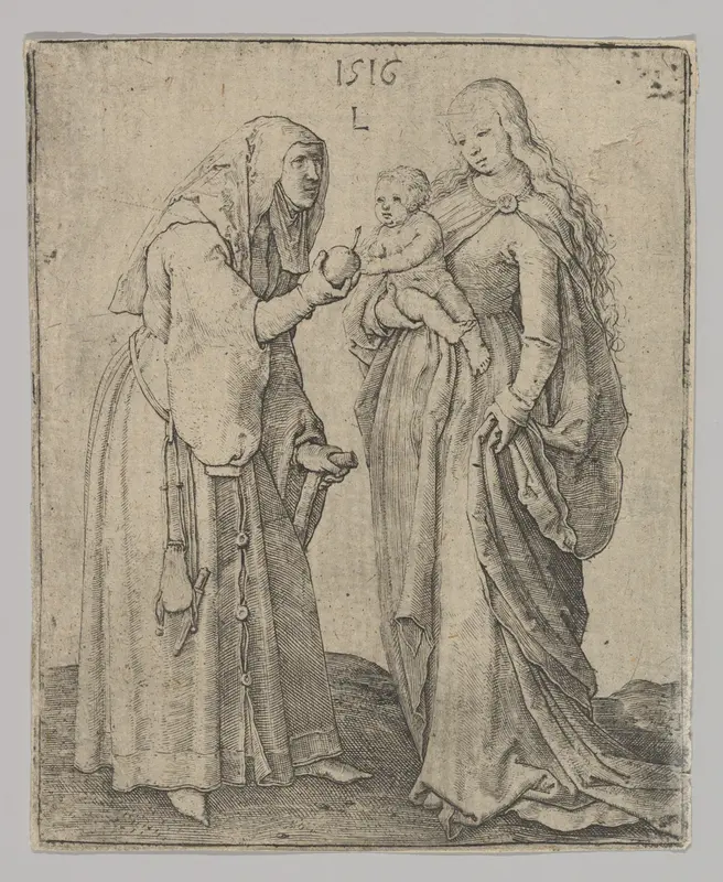 The Virgin With Child and St. Anna