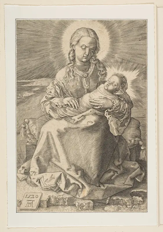 The Virgin with the Swaddled Child (copy) Wall Art by Albrecht Dürer - High-Resolution Digital Print