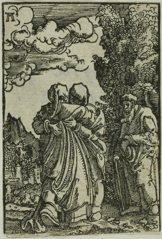 The Visitation, from The Fall and Redemption of Man Wall Art by Albrecht Altdorfer - High-Resolution Digital Print
