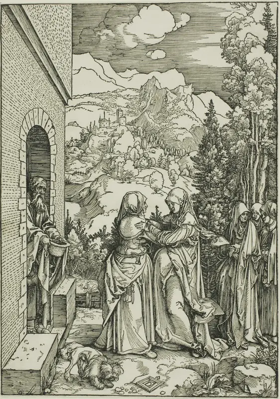 The Visitation, from The Life of the Virgin