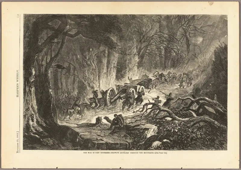 The War in East Tennessee Wall Art by Unknown artist - High-Resolution Digital Print