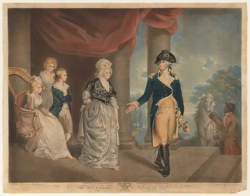The Washington Family Wall Art by Edward Bell - High-Resolution Digital Print