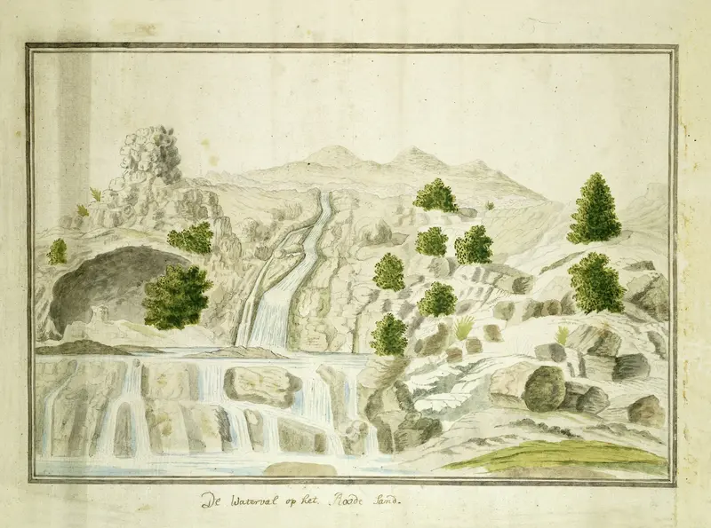 The waterfall at the Roodezand valley, near Tulbagh Wall Art by Unknown - High-Resolution Digital Print