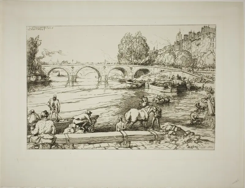 The Watering Place at the Pont Marie