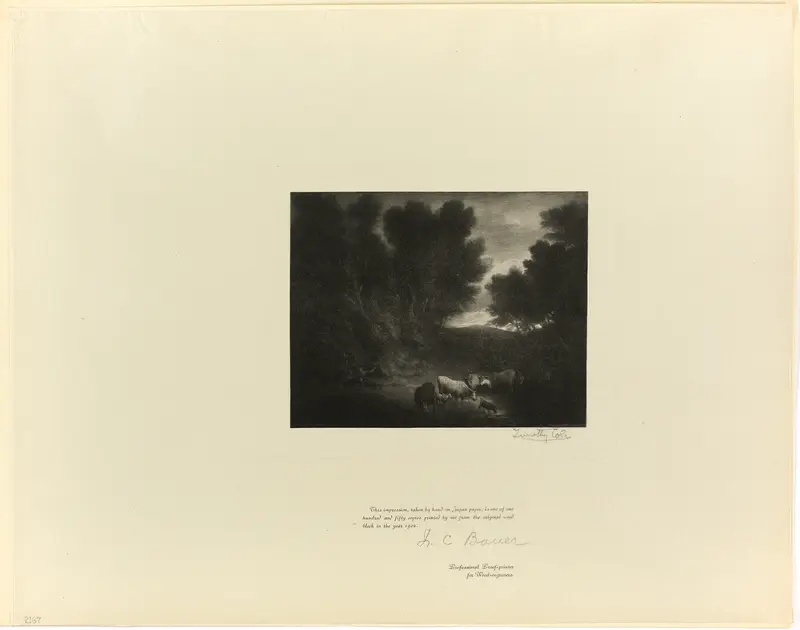 The Watering Place, from Old English Masters