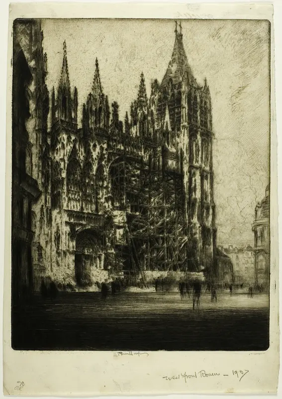 The West Front, Rouen Cathedral
