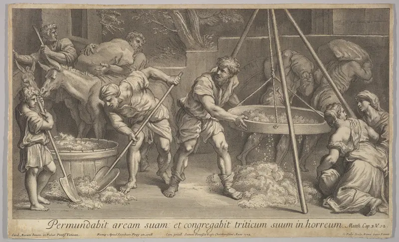 The Wheat & The Chaff Wall Art by Johann Jakob Frey the Elder - High-Resolution Digital Print