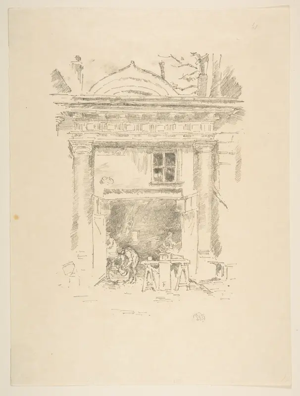 The Whitesmiths: Impasse de Carmélites Wall Art by James McNeill Whistler - High-Resolution Digital Print