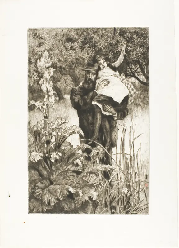 The Widower Wall Art by James Tissot - High-Resolution Digital Print