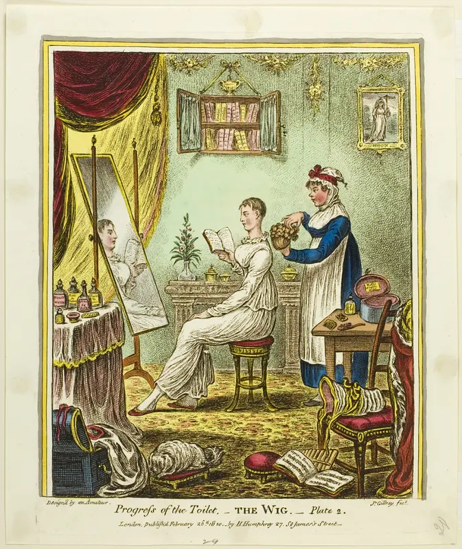 The Wig, plate two from Progress of the Toilet