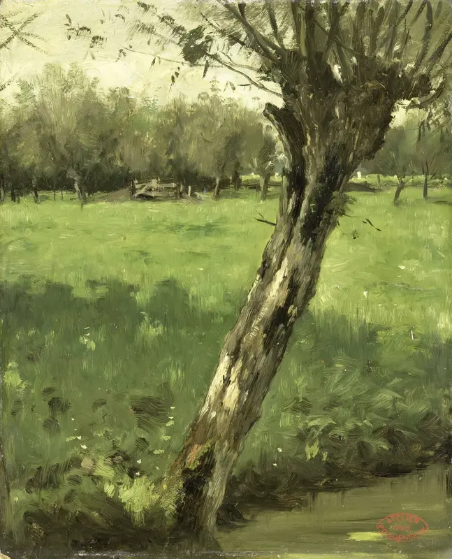 The Willow Wall Art by Unknown - High-Resolution Digital Print
