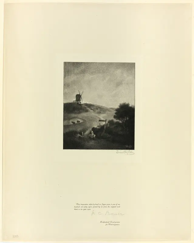 The Windmill, from Old English Masters