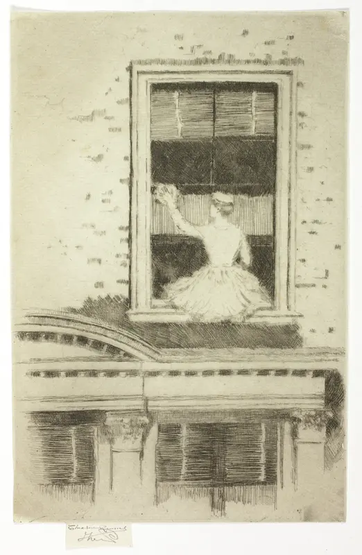 The Window Cleaner Wall Art by Theodore Roussel - High-Resolution Digital Print