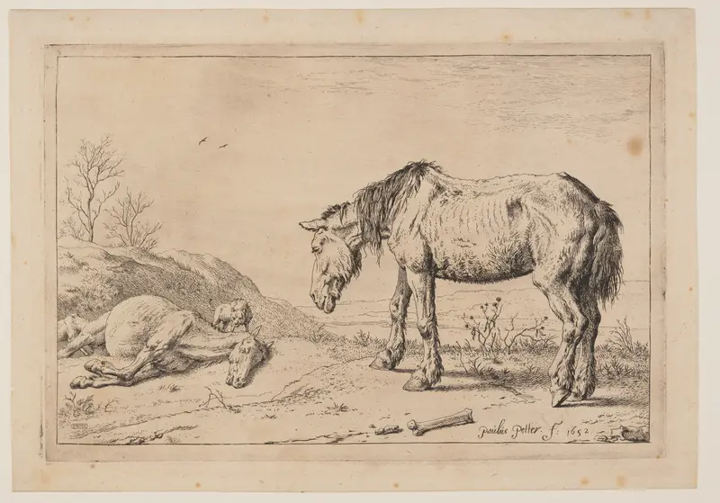 The Worn-Out Horse, (La Mazette), from Series of Horses