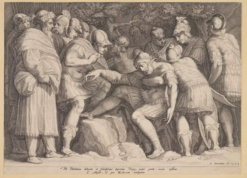 The Wounded Scipio Carried from Battle by his Sons