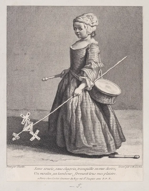 The Young Soldier Wall Art by Charles Nicolas Cochin I - High-Resolution Digital Print