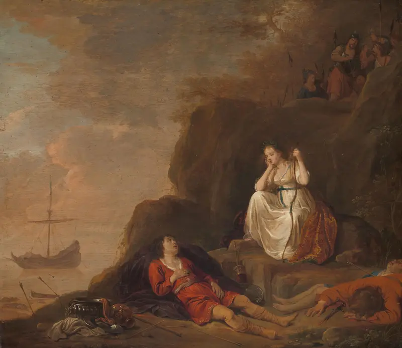 Theagenes and Chariclea Wall Art by Daniel Thivart - High-Resolution Digital Print